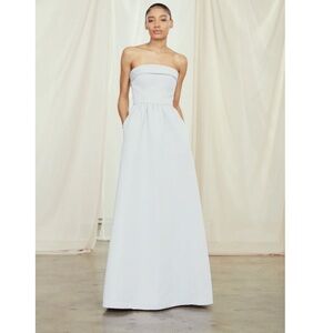 Bella Bridesmaid Amsale lilac size 8- worn once and has not been altered